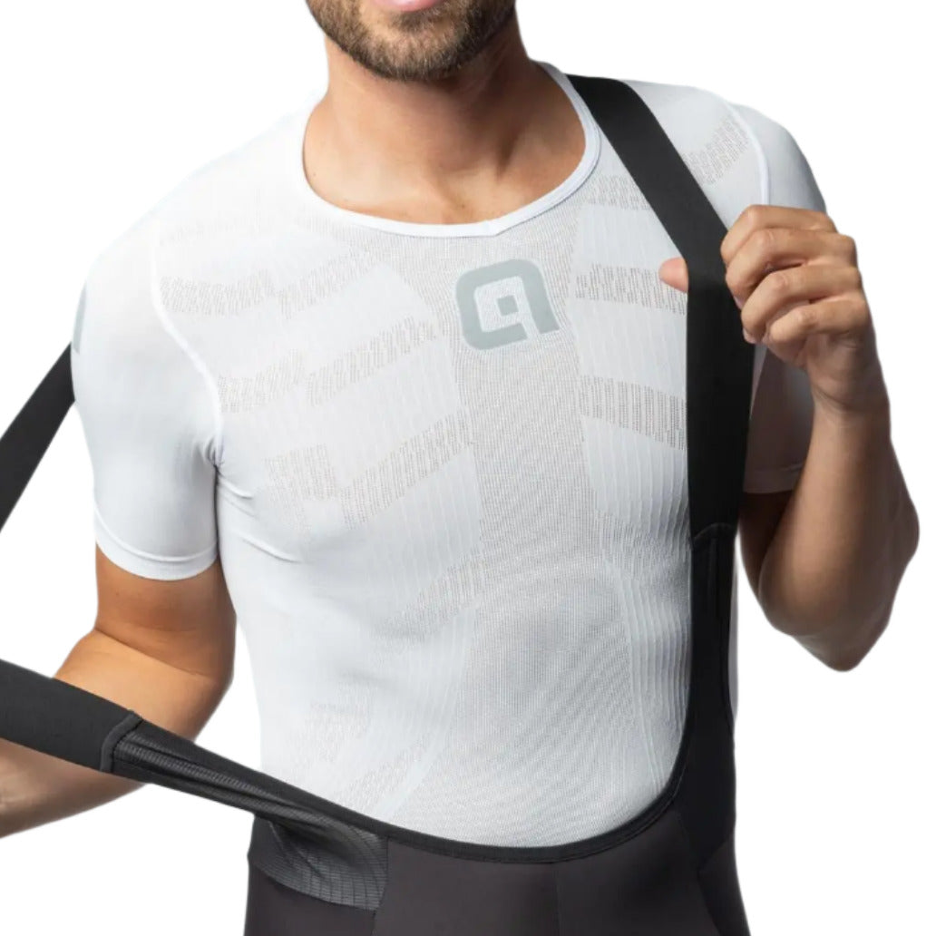 Ale Clothing Pro Race Intimo Short Sleeves Base Layer White - FREE UK Shipping, FREE 365 Day Returns | Moto Central