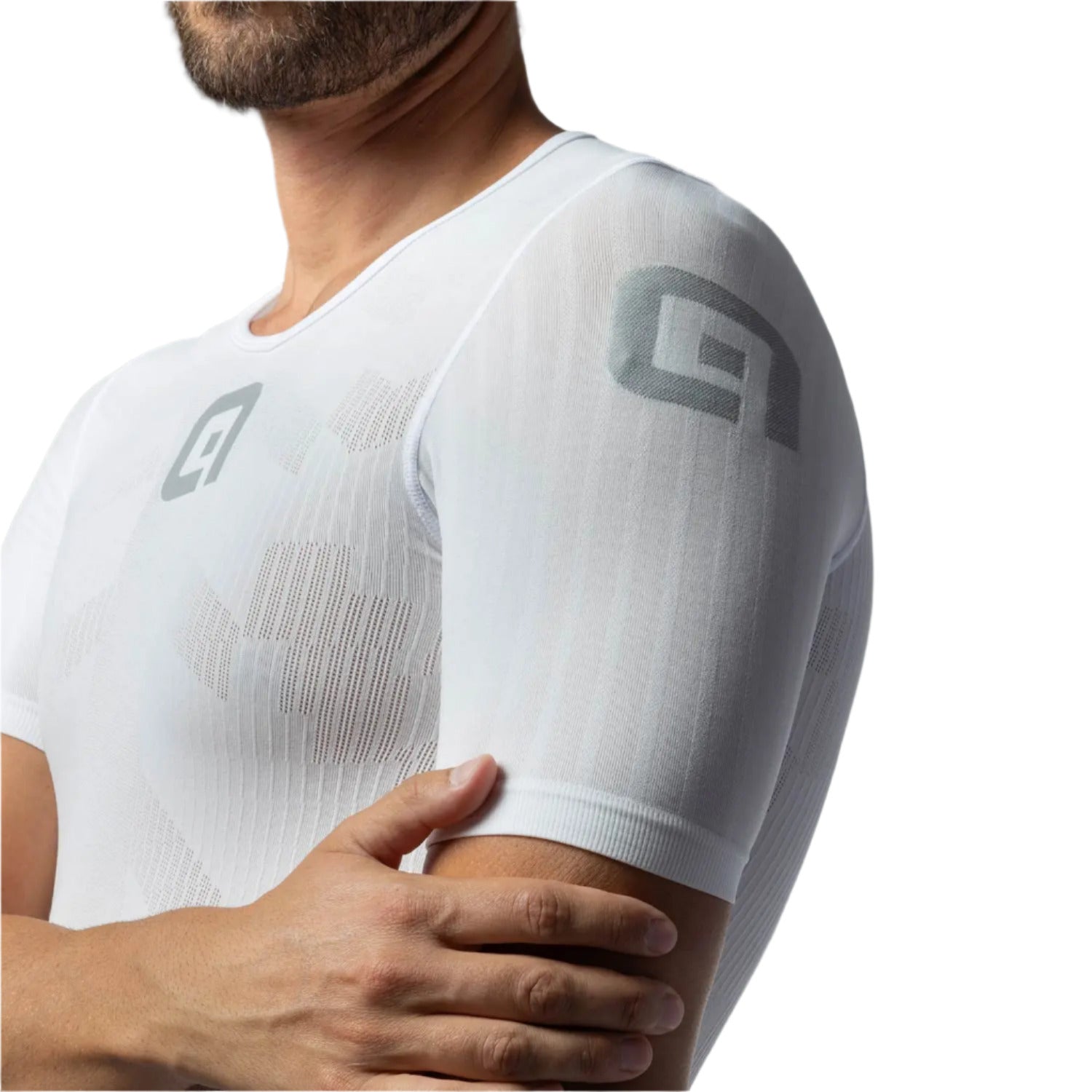 Ale Clothing Pro Race Intimo Short Sleeves Base Layer White - FREE UK Shipping, FREE 365 Day Returns | Moto Central