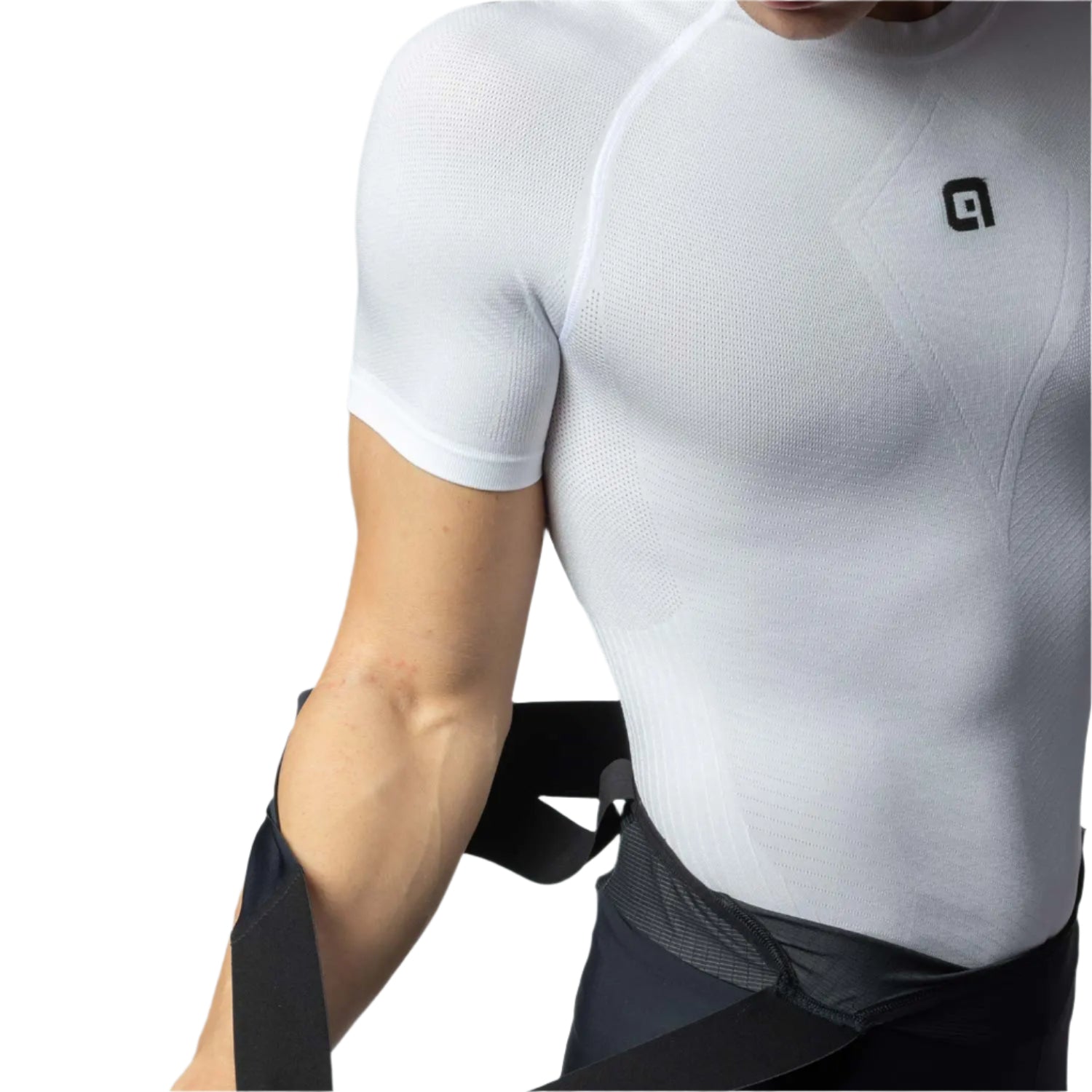 Ale Clothing S1 Spring Intimo Short Sleeves Base Layer White - FREE UK Shipping, FREE 365 Day Returns | Moto Central