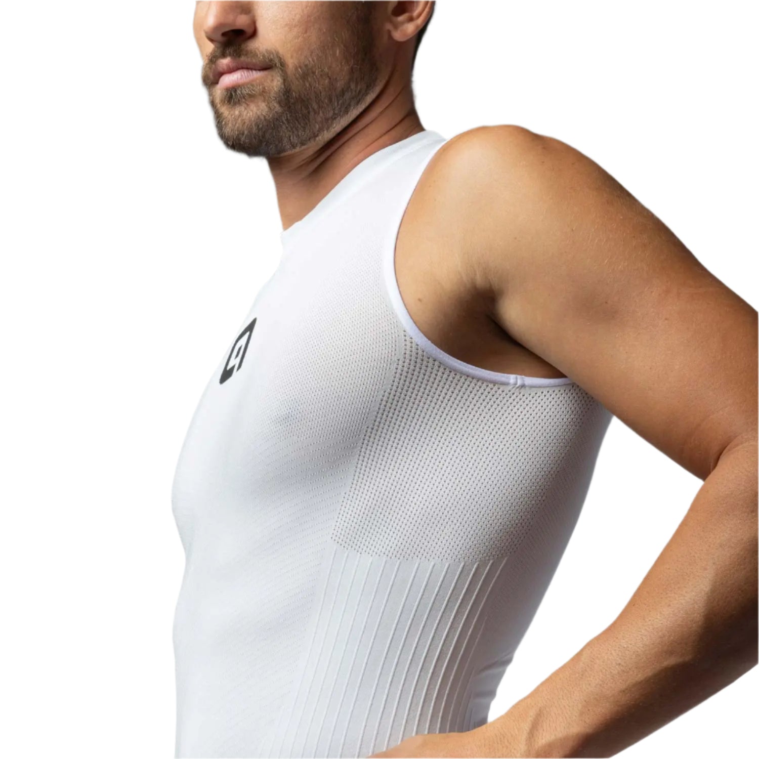 Ale Clothing S1 Spring Intimo Sleeveless Base Layer White - FREE UK Shipping, FREE 365 Day Returns | Moto Central