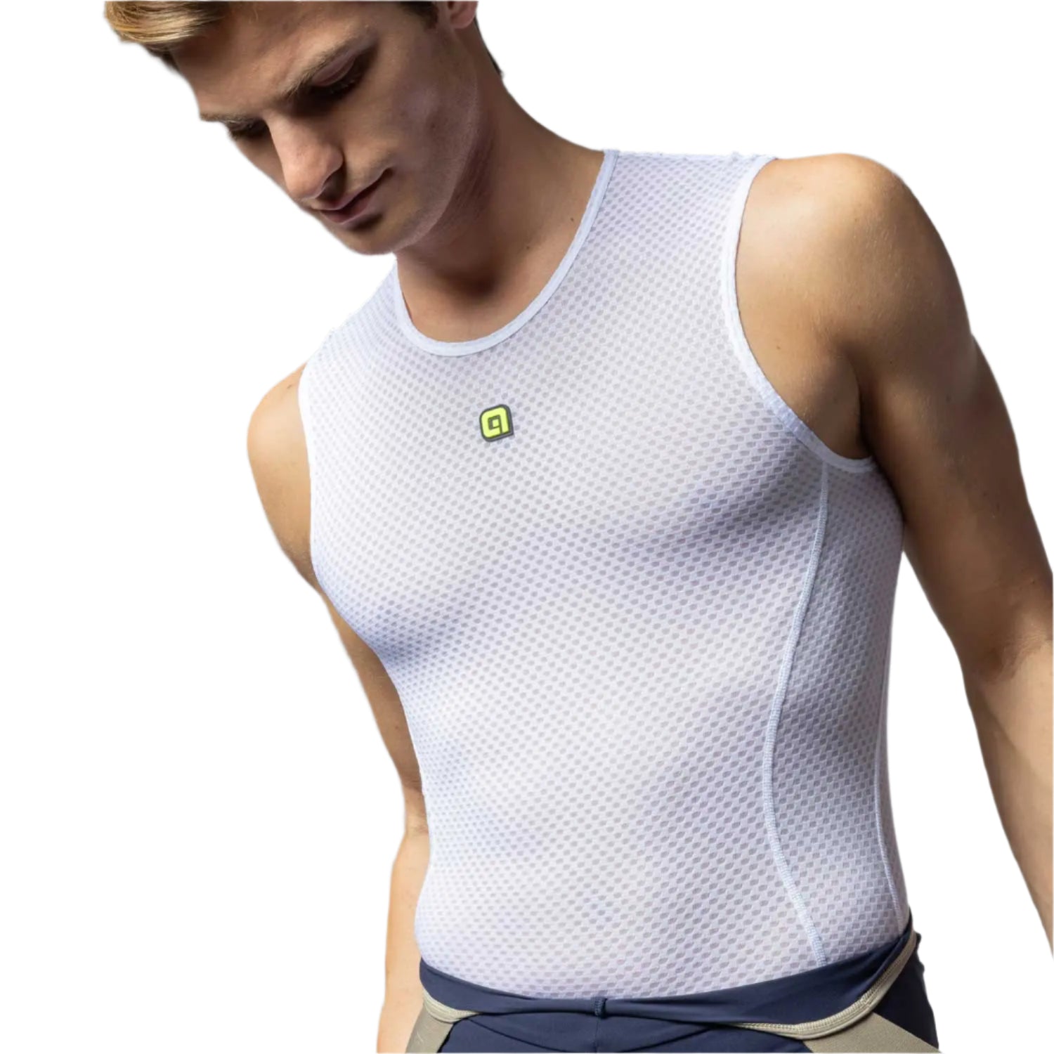 Ale Clothing Velo Active Intimo Sleeveless Base Layer White - FREE UK Shipping, FREE 365 Day Returns | Moto Central