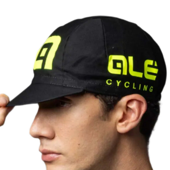 Ale Clothing Cotton Summer Cap Black / Yellow - FREE UK Shipping, FREE 365 Day Returns | Moto Central