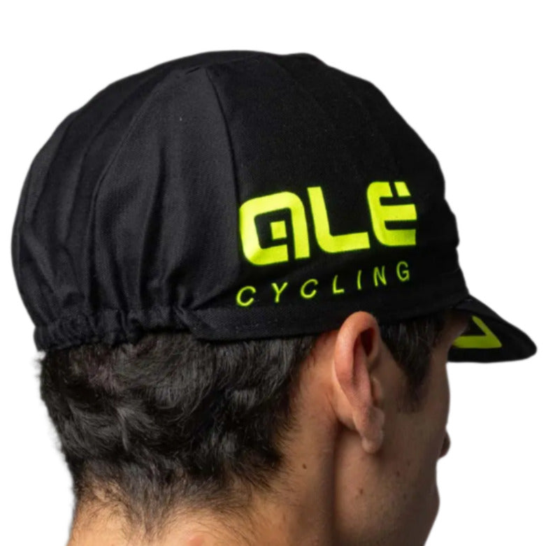 Ale Clothing Cotton Summer Cap Black / Yellow - FREE UK Shipping, FREE 365 Day Returns | Moto Central