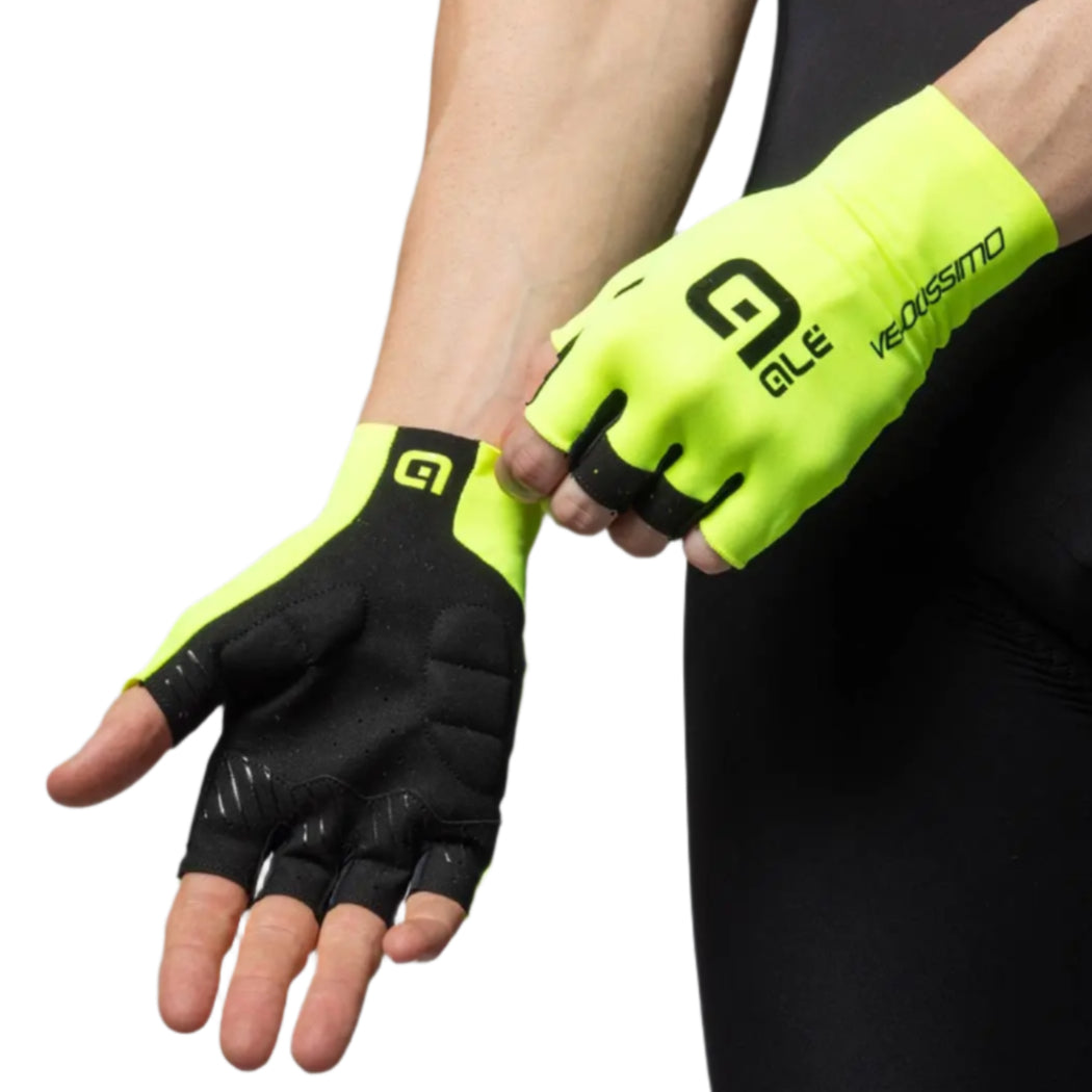 Ale Clothing Velocissimo Summer Mitts Fluo / Black - FREE UK Shipping, FREE 365 Day Returns | Moto Central