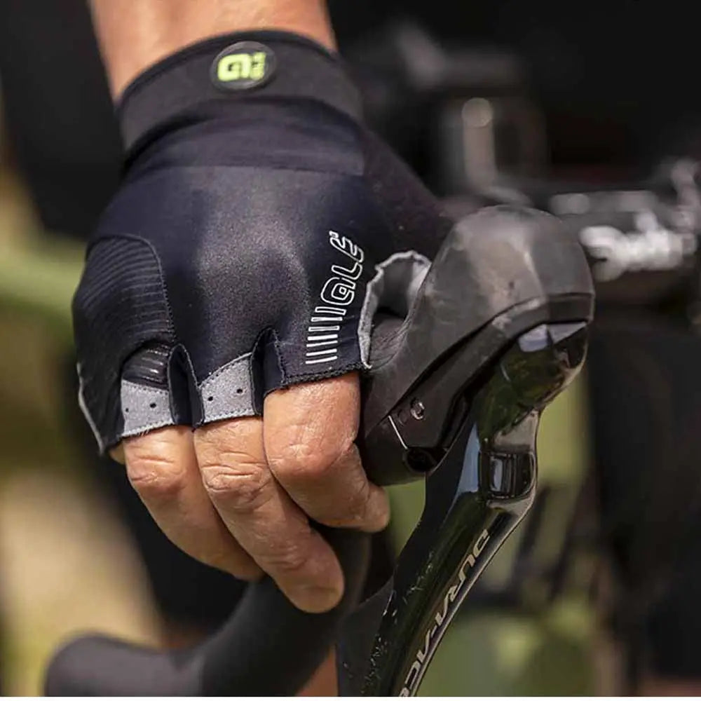 Ale Clothing Comfort Summer Mitts Black / White - FREE UK Shipping, FREE 365 Day Returns | Moto Central