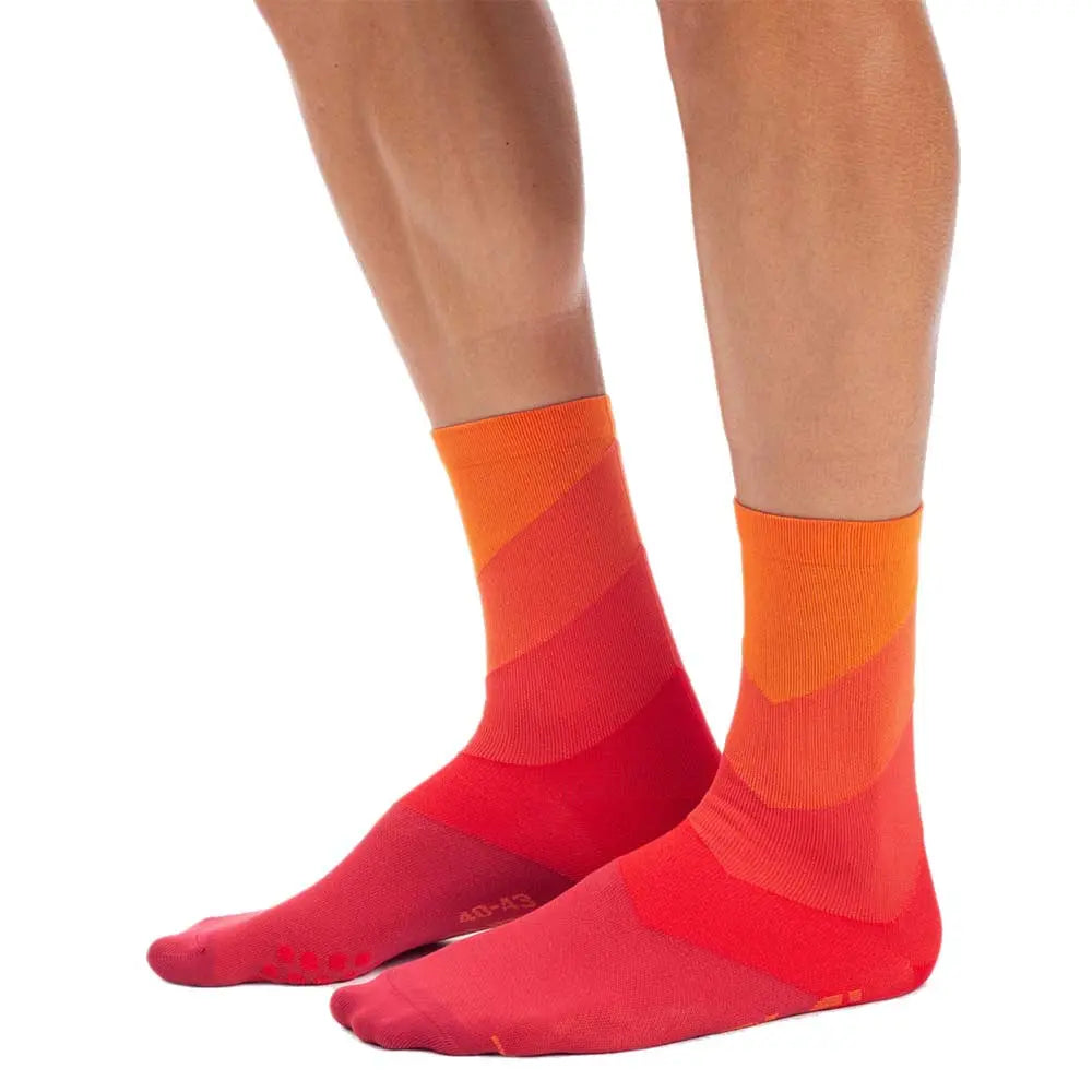 Ale Clothing Diagonal Digitopress Q-Skin 16 CM Socks Red - FREE UK Shipping, FREE 365 Day Returns | Moto Central