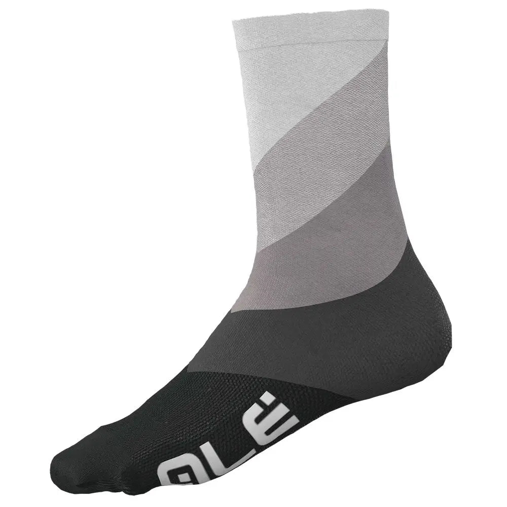 Ale Clothing Diagonal Digitopress Q-Skin 16 CM Socks Grey - FREE UK Shipping, FREE 365 Day Returns | Moto Central