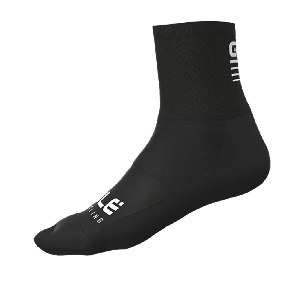 Ale Clothing Strada 2.0 Q-Skin 14 CM Socks Black - FREE UK Shipping, FREE 365 Day Returns | Moto Central