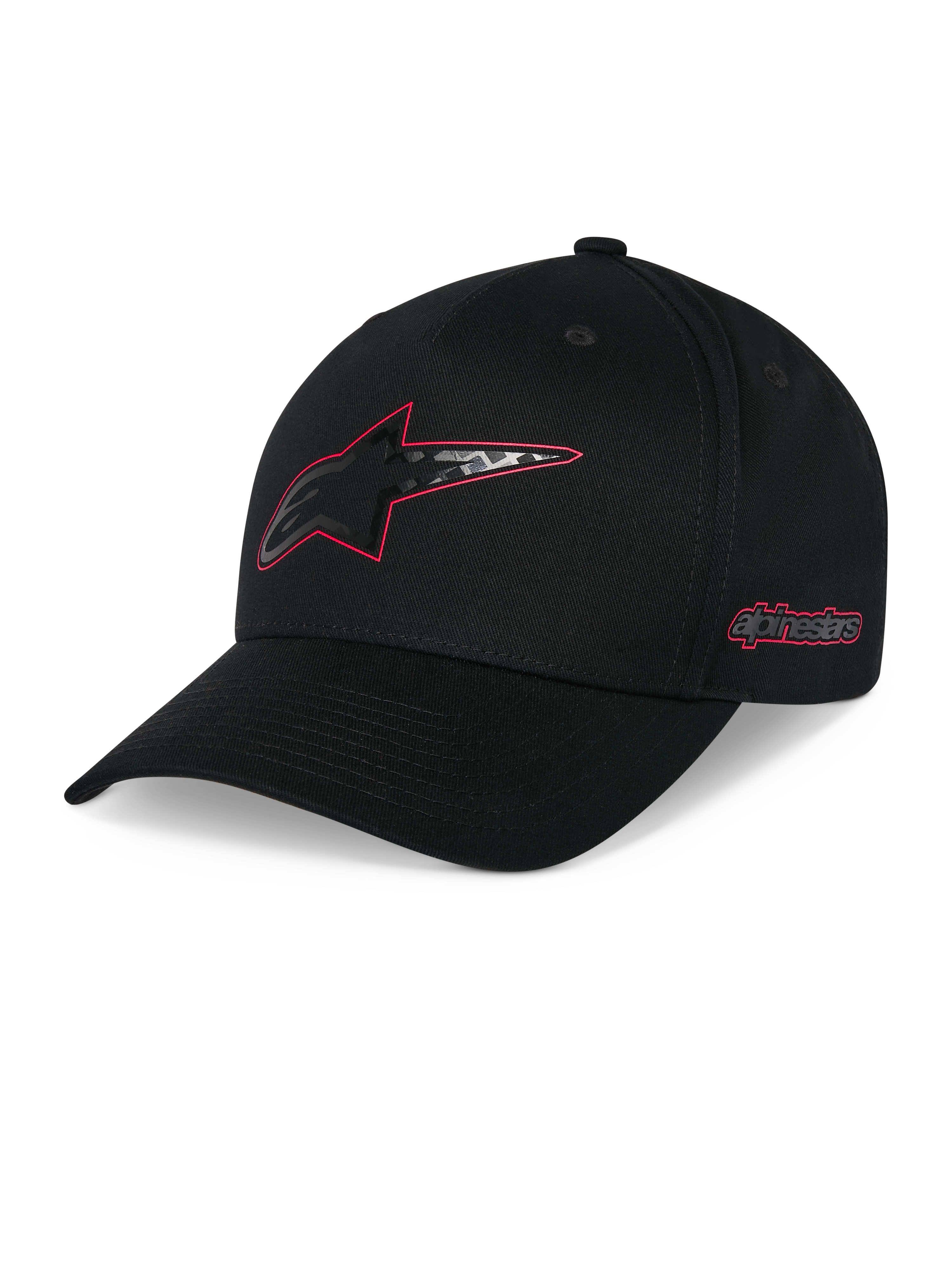 Alpinestars Carbon Fiber Snapback Hat Black