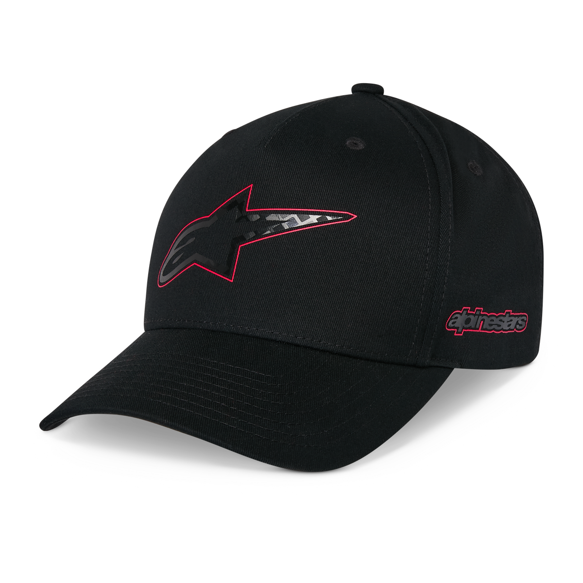 Alpinestars Carbon Fiber Snapback Hat Black