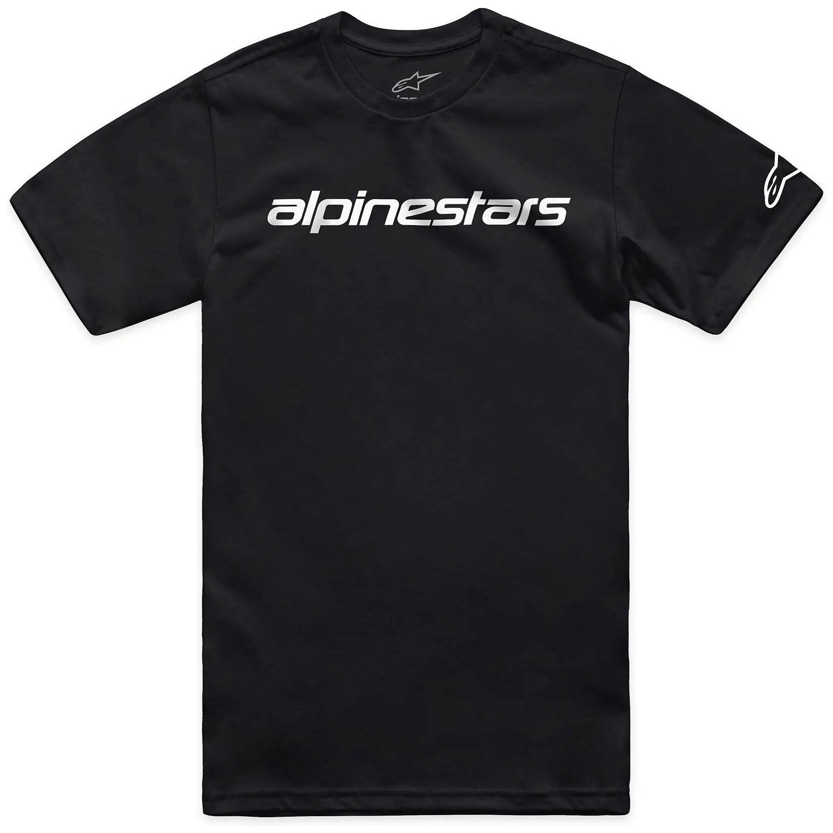 Alpinestars Linear Wordmark 2.0 CSF Tee Black / White, front view