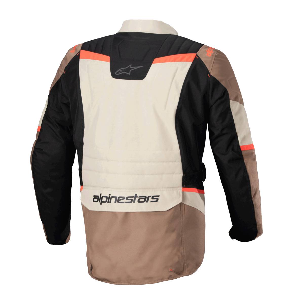 Alpinestars ST-1 Waterproof Textile Jacket Dark Khaki Sand/Black/Fluo Red