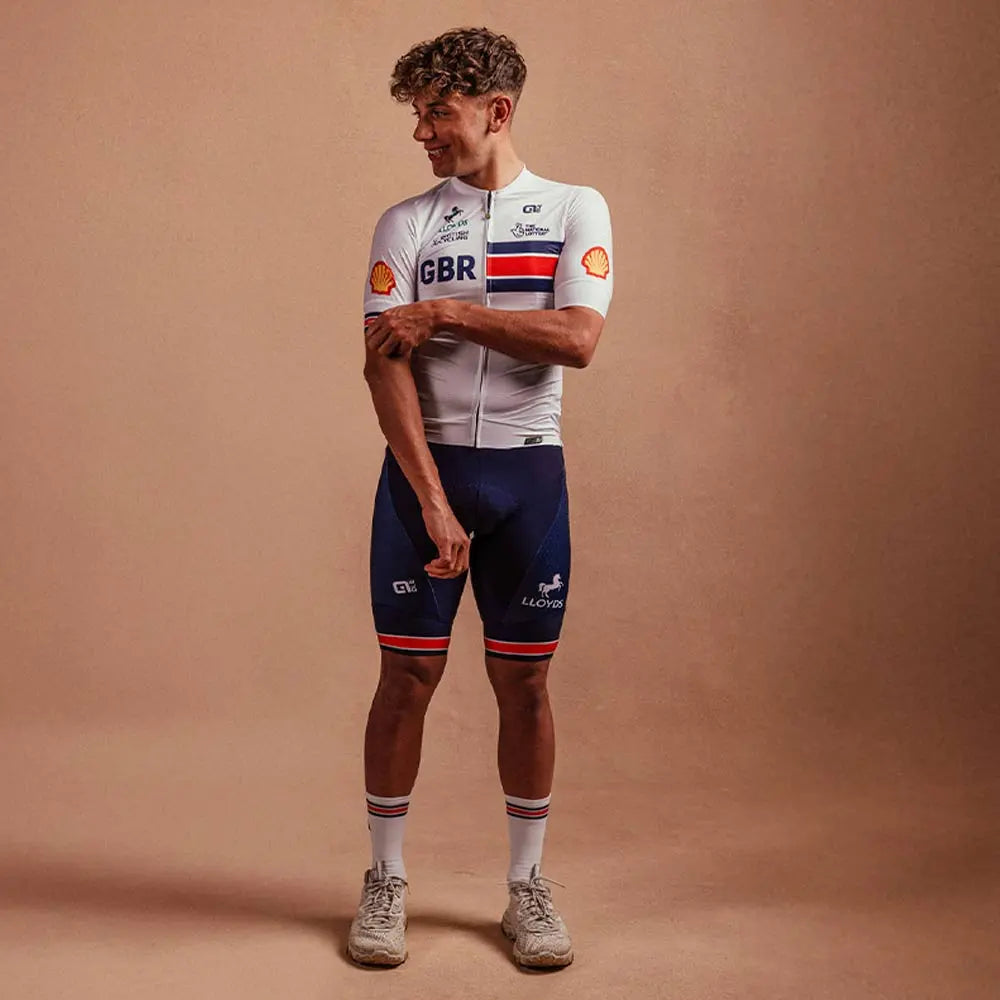 Ale Clothing British Cycling Official PR-S Short Sleeves Jersey UK - FREE UK Shipping, FREE 365 Day Returns | Moto Central