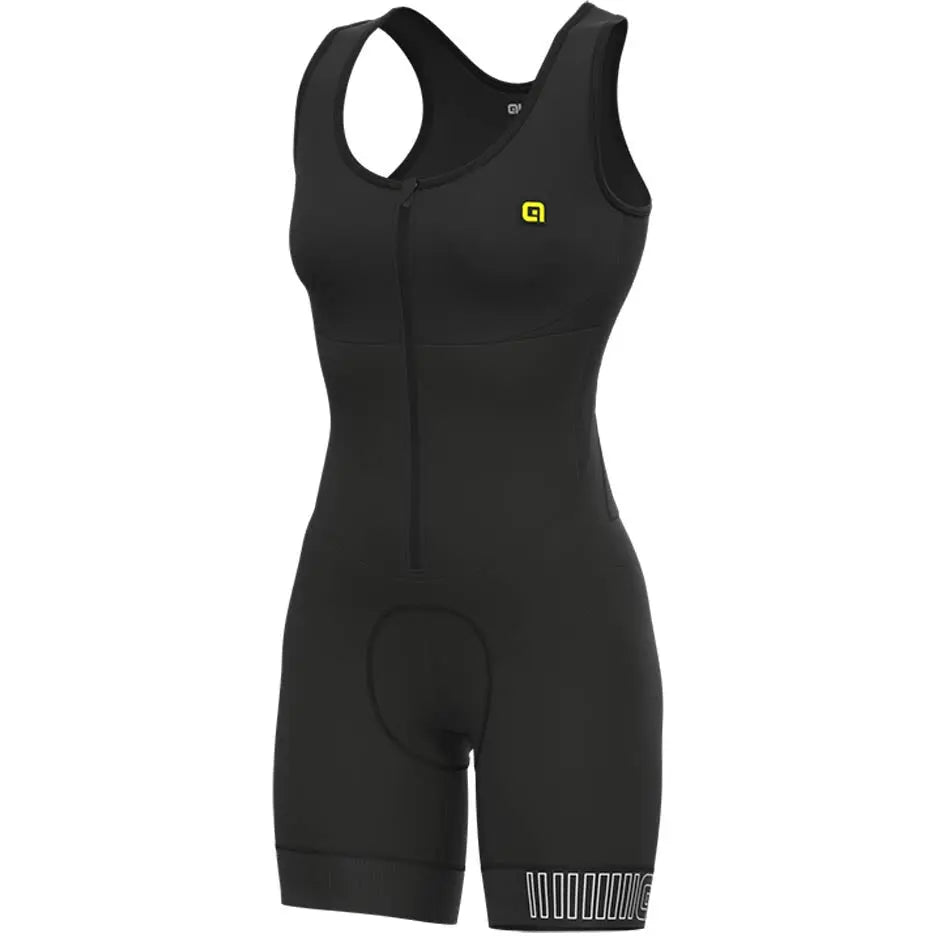 Ale Clothing Classico RL 2.0 Pragma Sleeveless Ladies Skinsuit Black - FREE UK Shipping, FREE 365 Day Returns | Moto Central