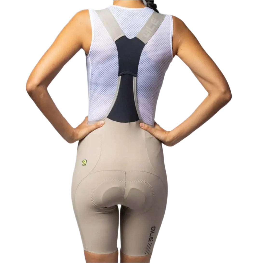 Ale Clothing Master 2.0 PR-E Ladies Bib Shorts Sand - FREE UK Shipping, FREE 365 Day Returns | Moto Central