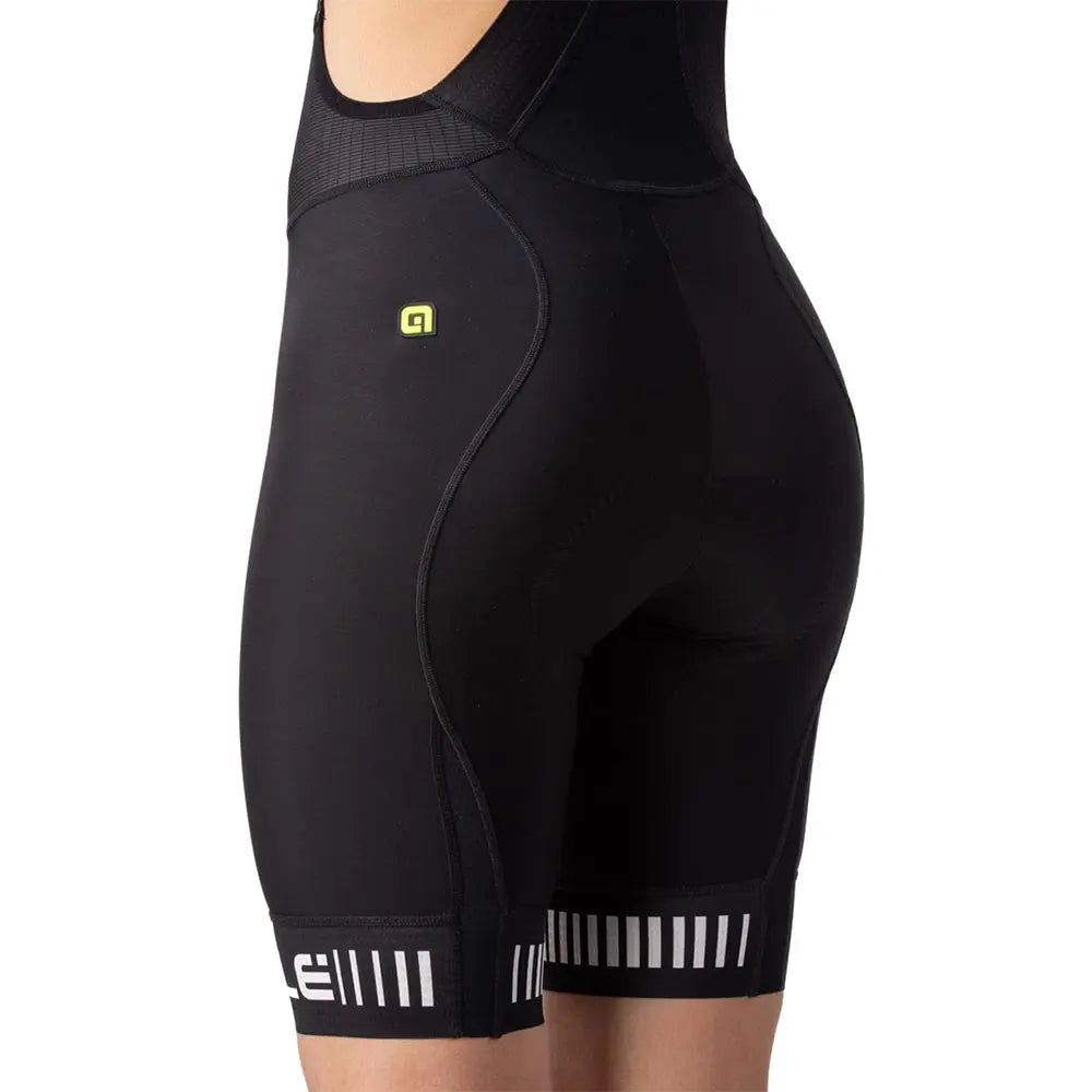 Ale Clothing Strada PR-R Ladies Bib Shorts Black / White - FREE UK Shipping, FREE 365 Day Returns | Moto Central