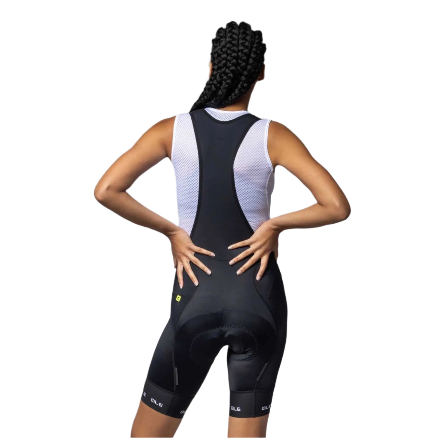 Ale Clothing Strada 2.0 PR-E Ladies Bib Shorts Black / White - FREE UK Shipping, FREE 365 Day Returns | Moto Central