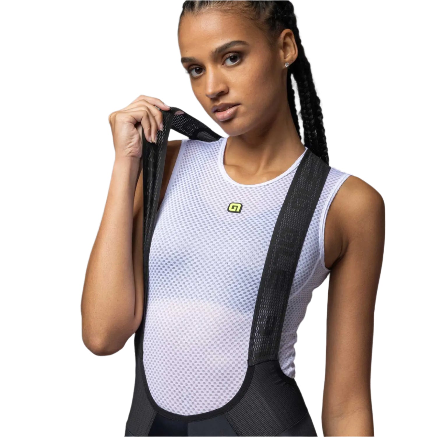 Ale Clothing Strada 2.0 PR-E Ladies Bib Shorts Black / White - FREE UK Shipping, FREE 365 Day Returns | Moto Central