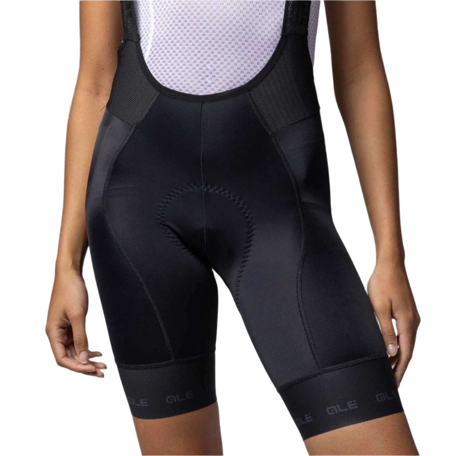 Ale Clothing Strada 2.0 PR-E Ladies Bib Shorts Black - FREE UK Shipping, FREE 365 Day Returns | Moto Central