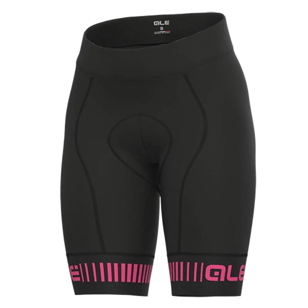 Ale Clothing Strada PR-R Ladies Shorts Black / Pink - FREE UK Shipping, FREE 365 Day Returns | Moto Central