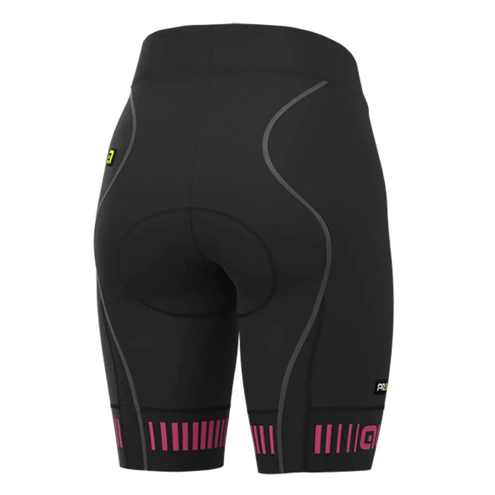 Ale Clothing Strada PR-R Ladies Shorts Black / Pink - FREE UK Shipping, FREE 365 Day Returns | Moto Central