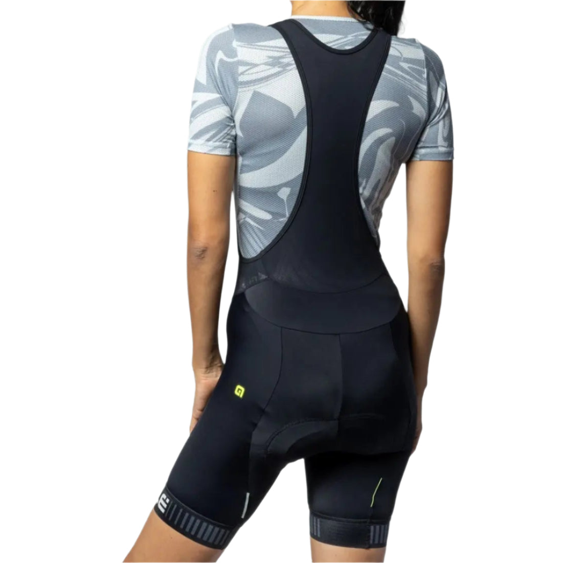 Ale Clothing Traguardo Pragma Ladies Bib Shorts Black / White - FREE UK Shipping, FREE 365 Day Returns | Moto Central