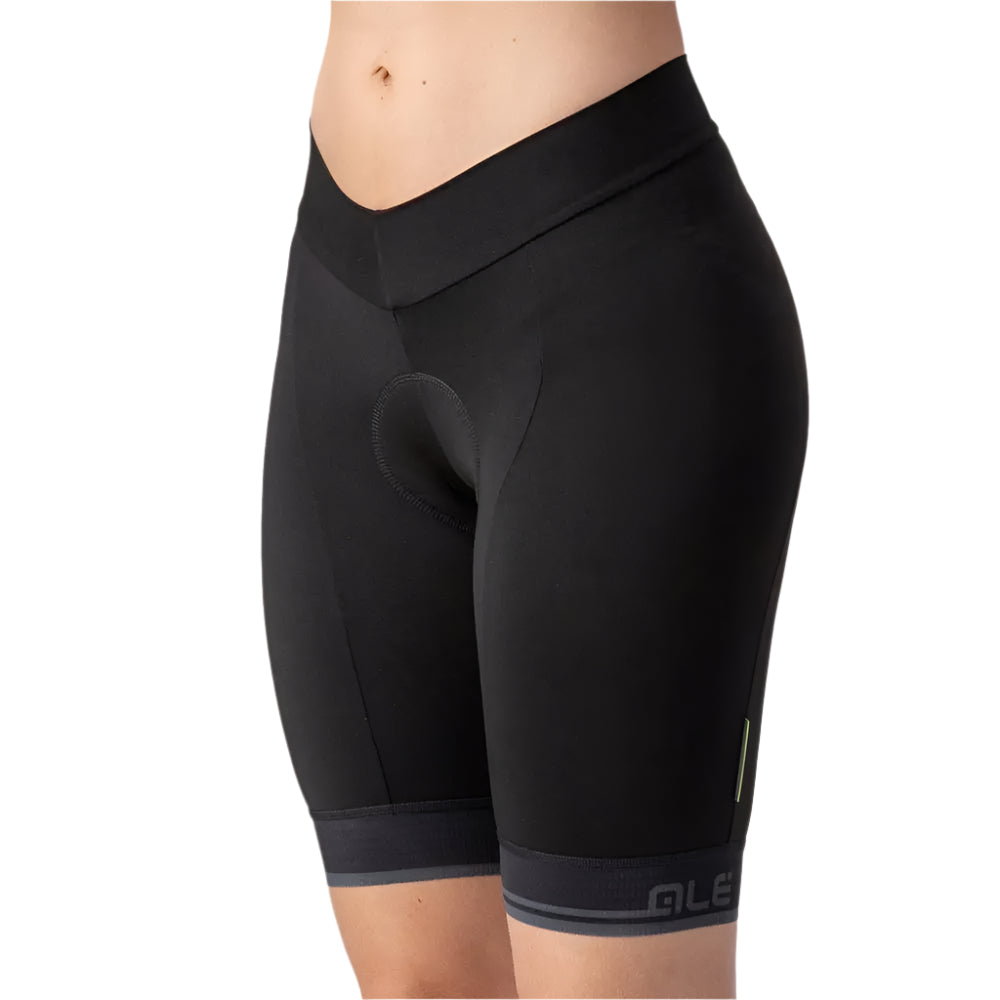 Ale Clothing Classico LL Pragma Ladies Shorts Black / Reflective - FREE UK Shipping, FREE 365 Day Returns | Moto Central