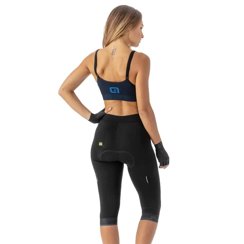 Ale Clothing Classico 3/4 Pragma Ladies Shorts Black / Reflective - FREE UK Shipping, FREE 365 Day Returns | Moto Central