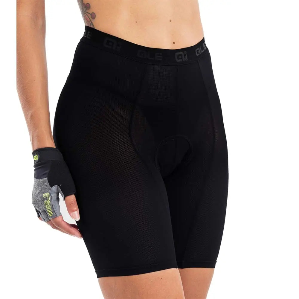 Ale Clothing Enduro Off Road Ladies Padded Liner Shorts Black - FREE UK Shipping, FREE 365 Day Returns | Moto Central