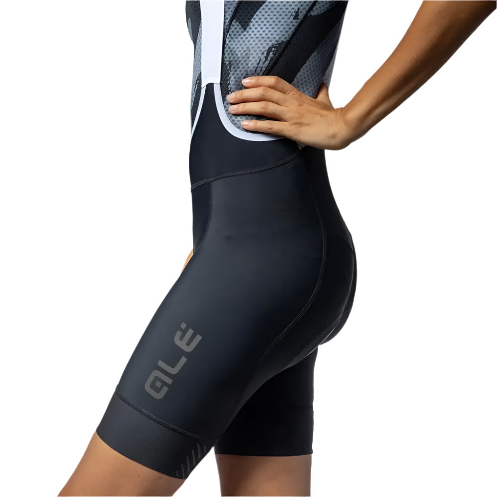 Ale Clothing Magic Colour PR-E Ladies Bib Shorts Black - FREE UK Shipping, FREE 365 Day Returns | Moto Central