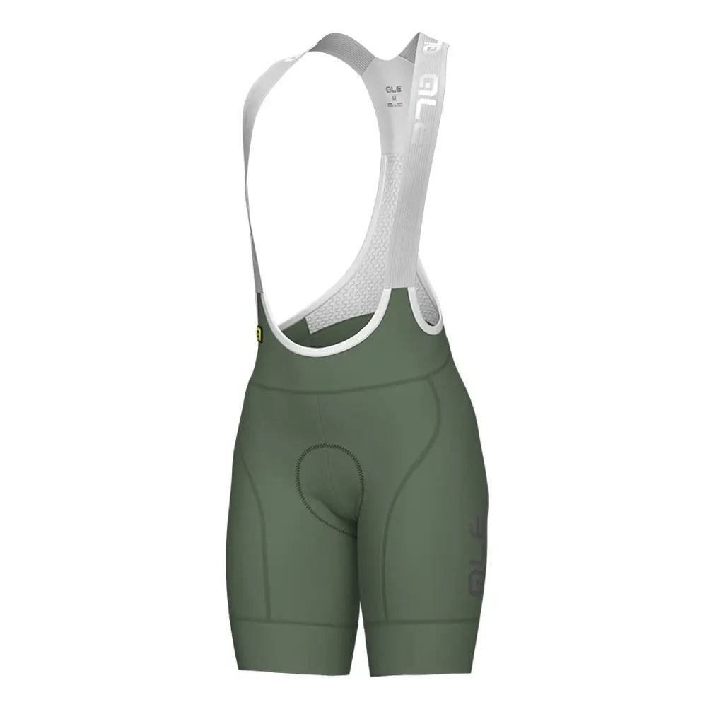Ale Clothing Magic Colour PR-E Ladies Bib Shorts Light / Green - FREE UK Shipping, FREE 365 Day Returns | Moto Central