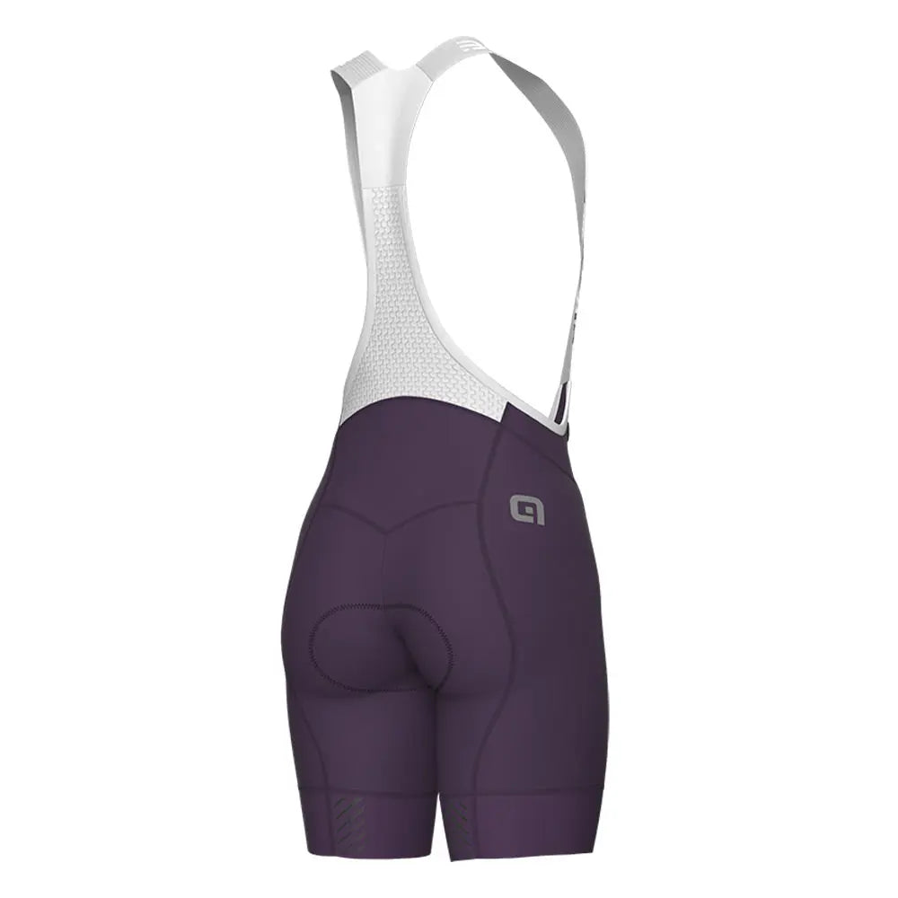 Ale Clothing Magic Colour PR-E Ladies Bib Shorts Burgundy - FREE UK Shipping, FREE 365 Day Returns | Moto Central