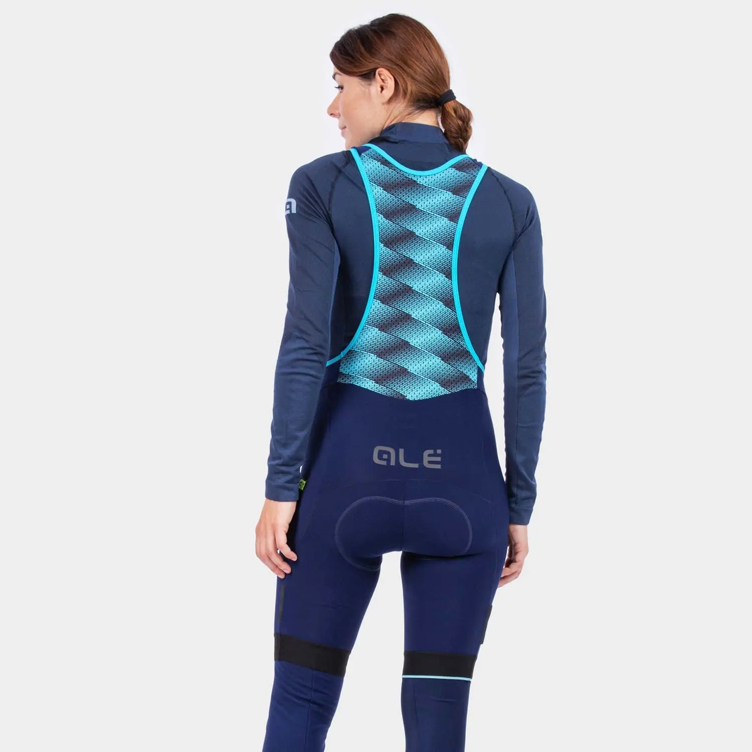 Ale Clothing K-Atmo 2.0 klimatik Ladies Bib Shorts Navy - FREE UK Shipping, FREE 365 Day Returns | Moto Central