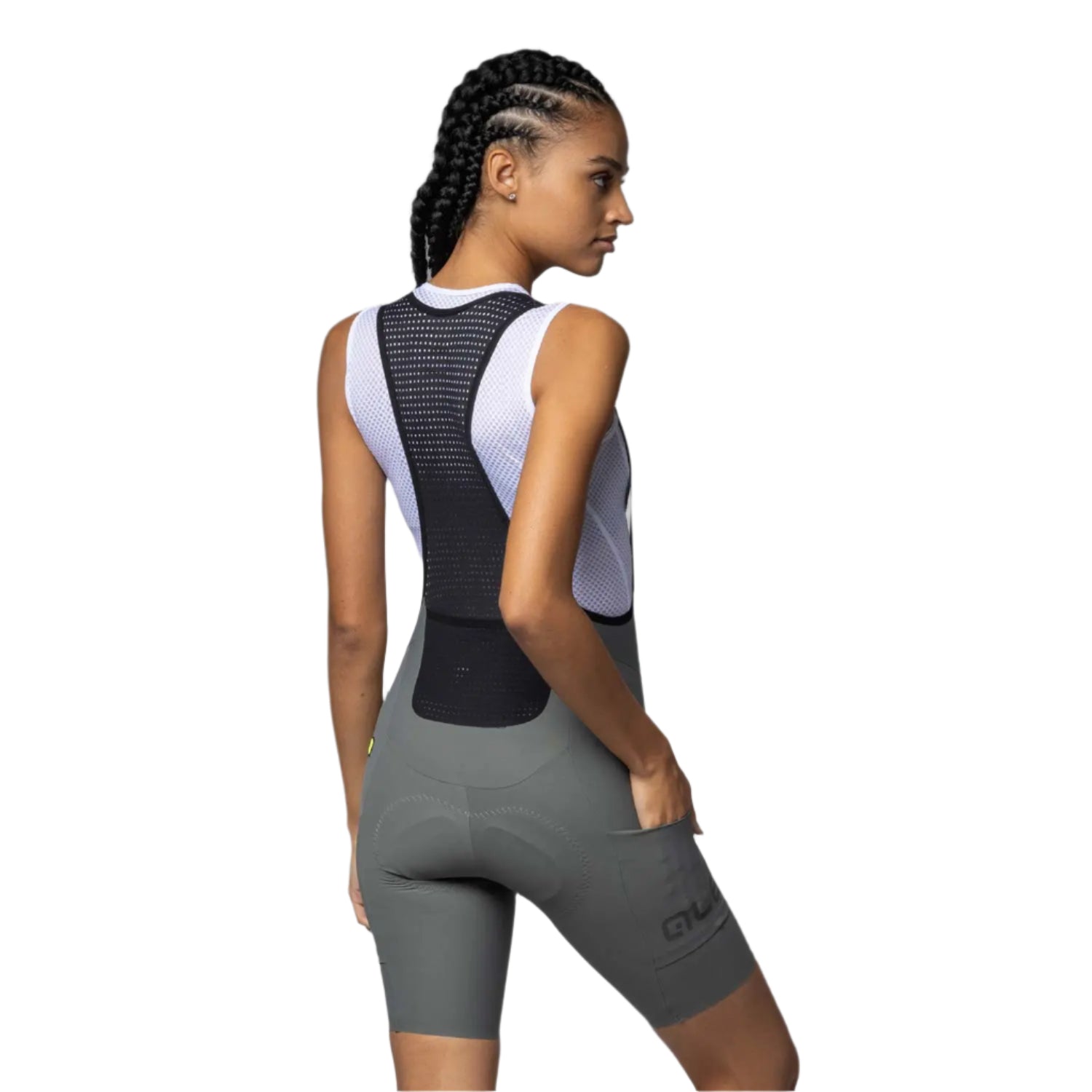 Ale Clothing Gravel Pro Off Road Ladies Bib Shorts Grey - FREE UK Shipping, FREE 365 Day Returns | Moto Central