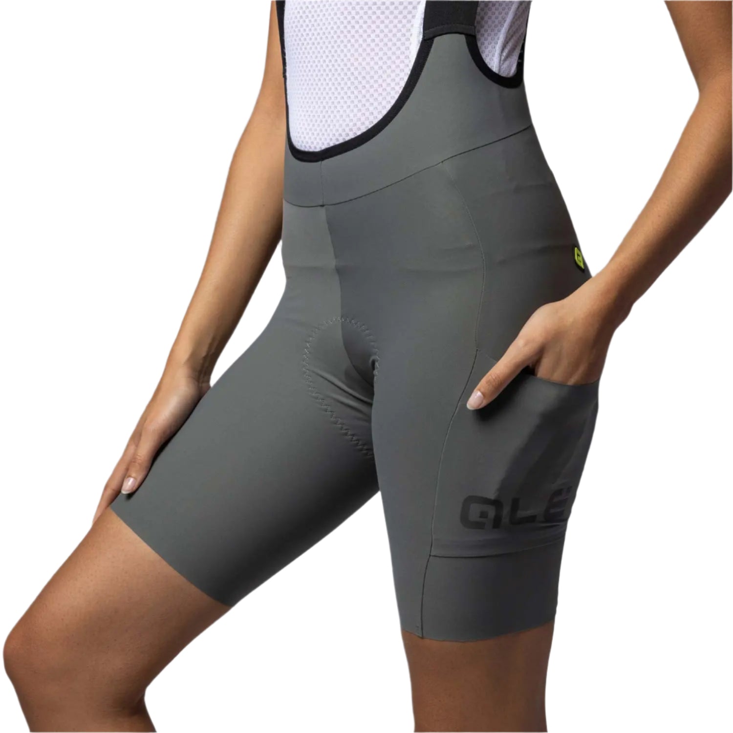 Ale Clothing Gravel Pro Off Road Ladies Bib Shorts Grey - FREE UK Shipping, FREE 365 Day Returns | Moto Central