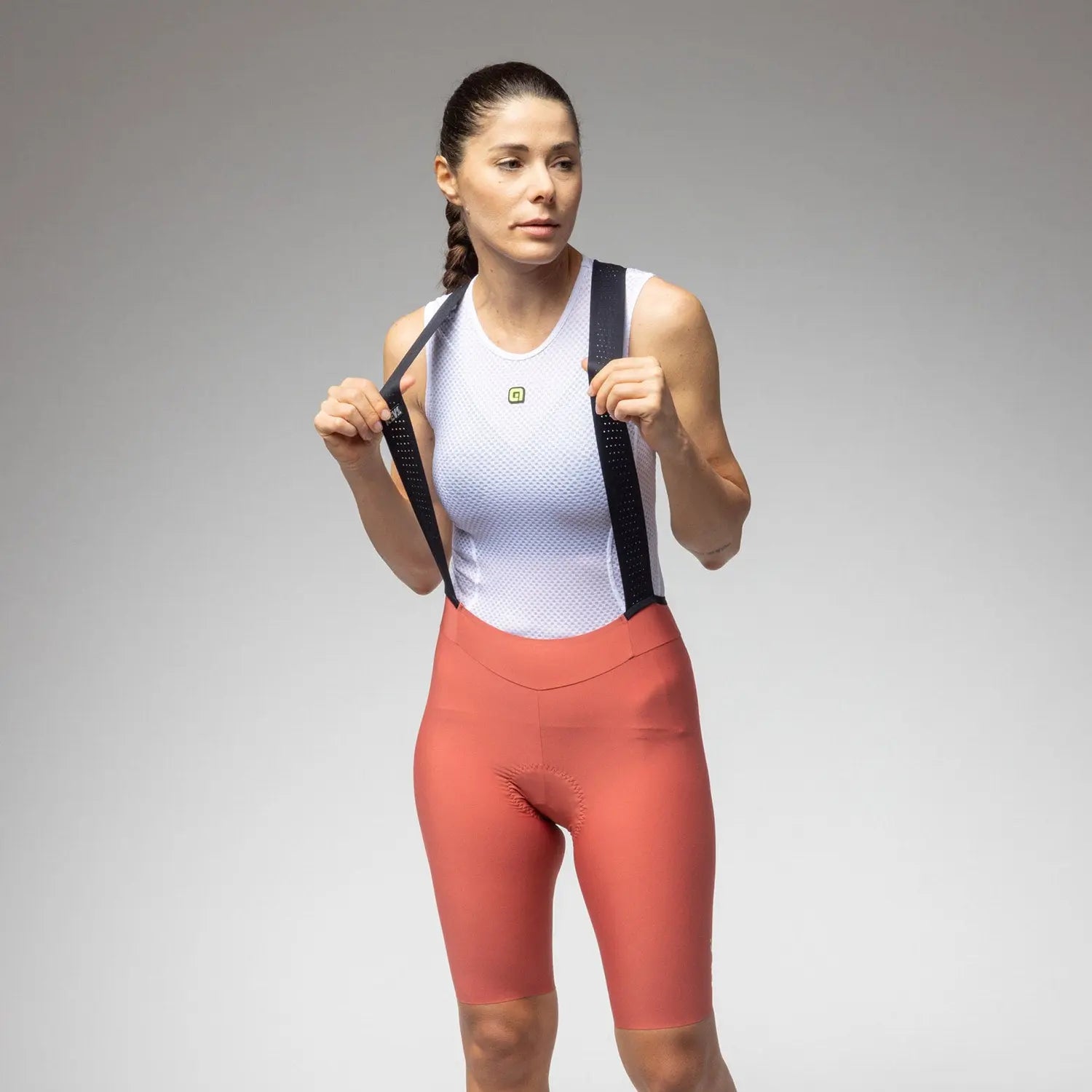 Ale Clothing Go R-EV1 Ladies Bib Shorts Orange - FREE UK Shipping, FREE 365 Day Returns | Moto Central