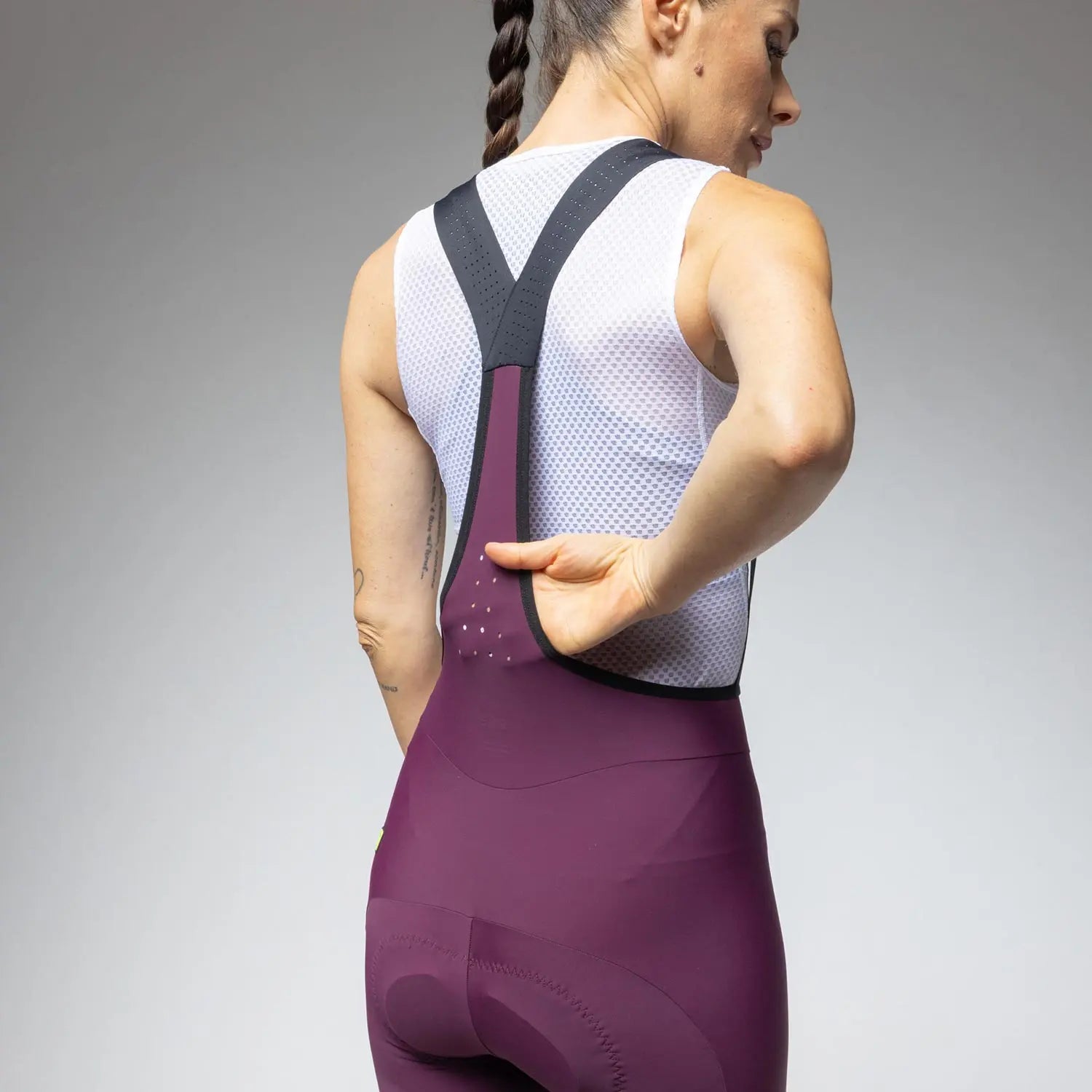 Ale Clothing Go R-EV1 Ladies Bib Shorts Purple - FREE UK Shipping, FREE 365 Day Returns | Moto Central