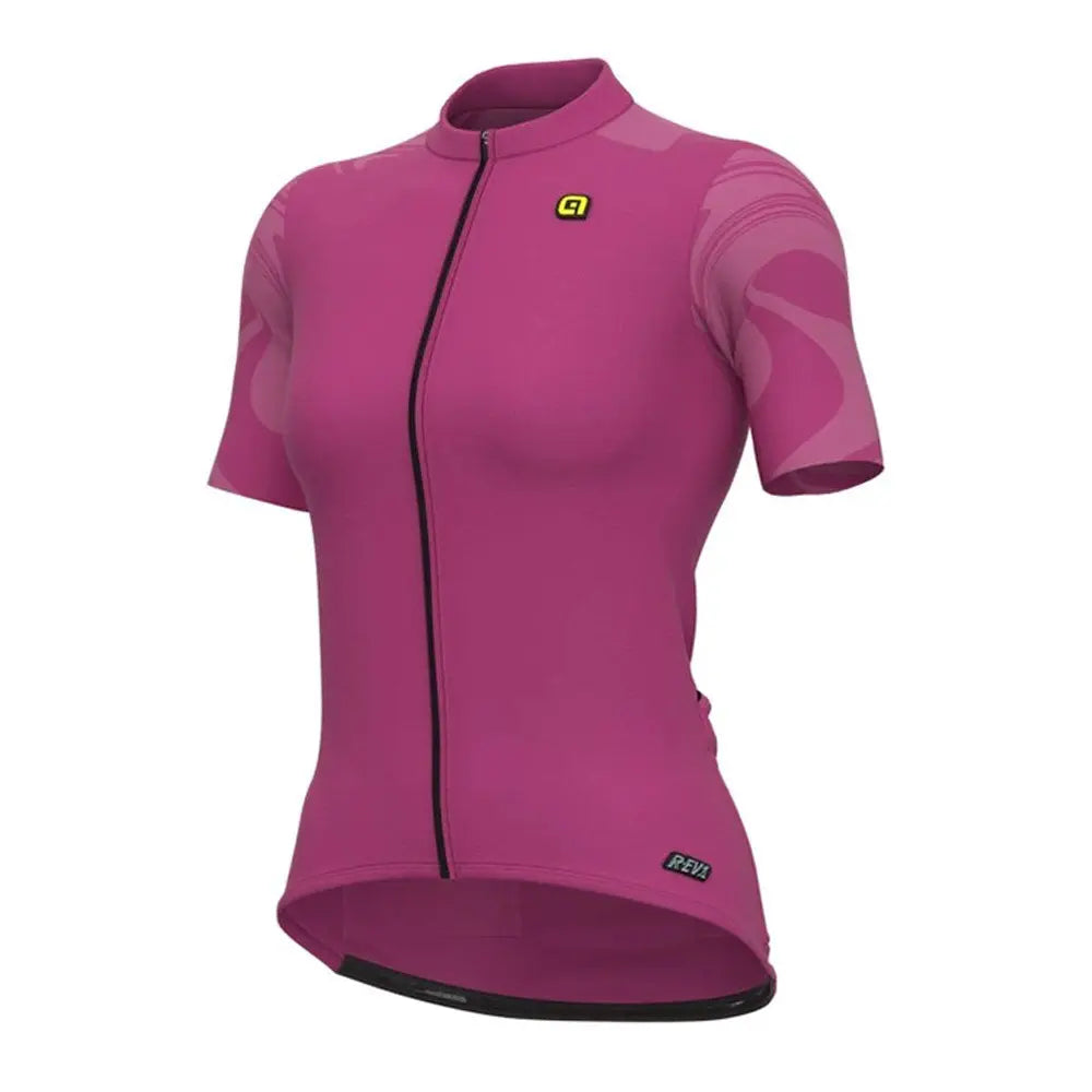 Ale Clothing Artika R-EV1 Ladies Short Sleeves Jersey Pink - FREE UK Shipping, FREE 365 Day Returns | Moto Central