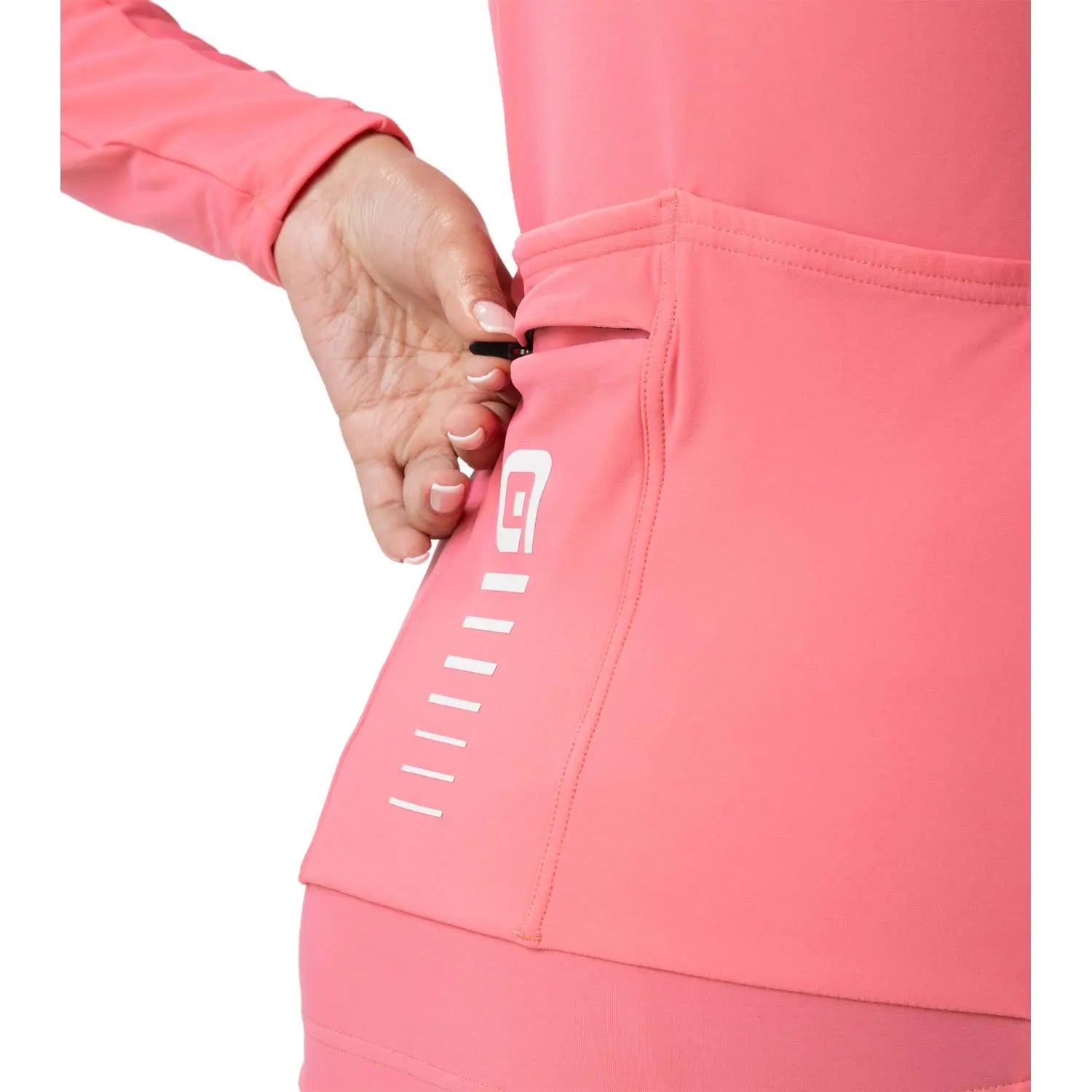 Ale Clothing Warm Race R-EV1 Ladies Long Sleeves Jersey Pink - FREE UK Shipping, FREE 365 Day Returns | Moto Central