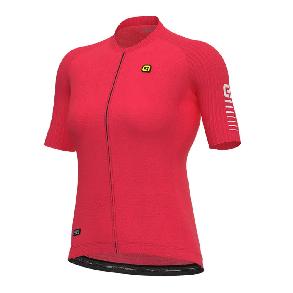Ale Clothing Silver Cooling R-EV1 Ladies Short Sleeves Jersey Pink - FREE UK Shipping, FREE 365 Day Returns | Moto Central