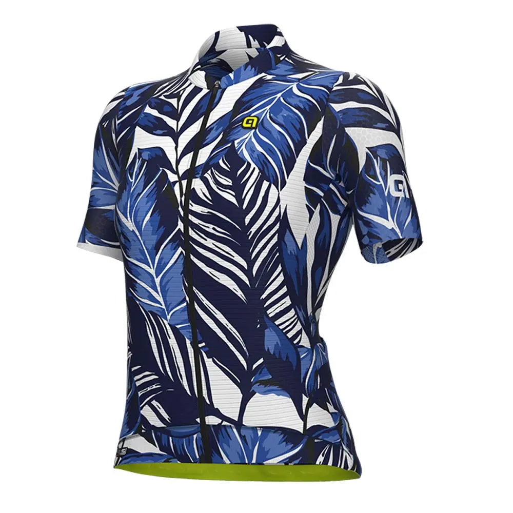 Ale Clothing Leaf PR-S Ladies Short Sleeves Jersey Blue - FREE UK Shipping, FREE 365 Day Returns | Moto Central