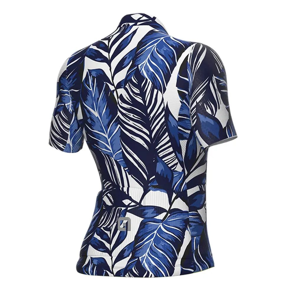 Ale Clothing Leaf PR-S Ladies Short Sleeves Jersey Blue - FREE UK Shipping, FREE 365 Day Returns | Moto Central