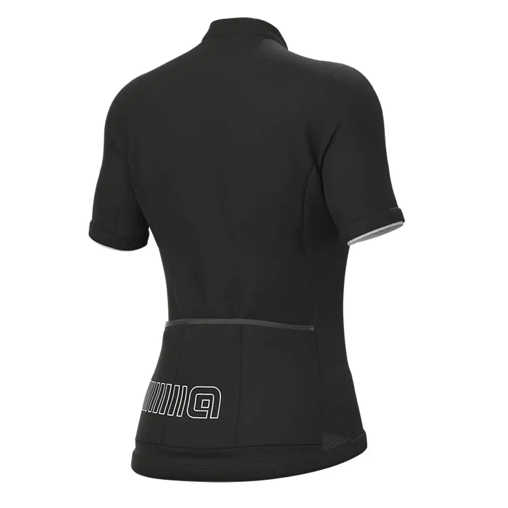 Ale Clothing Colour Block Pragma Ladies Short Sleeves Jersey Black - FREE UK Shipping, FREE 365 Day Returns | Moto Central