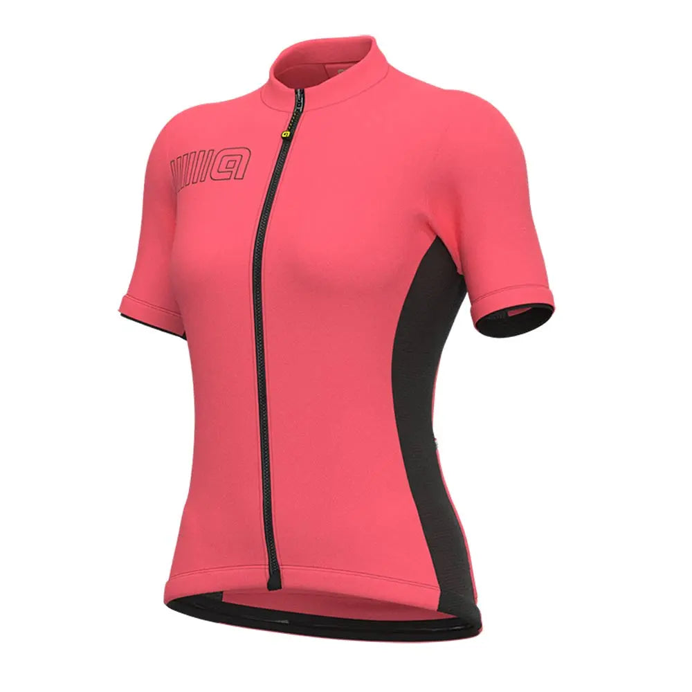 Ale Clothing Colour Block Pragma Ladies Short Sleeves Jersey Pink - FREE UK Shipping, FREE 365 Day Returns | Moto Central