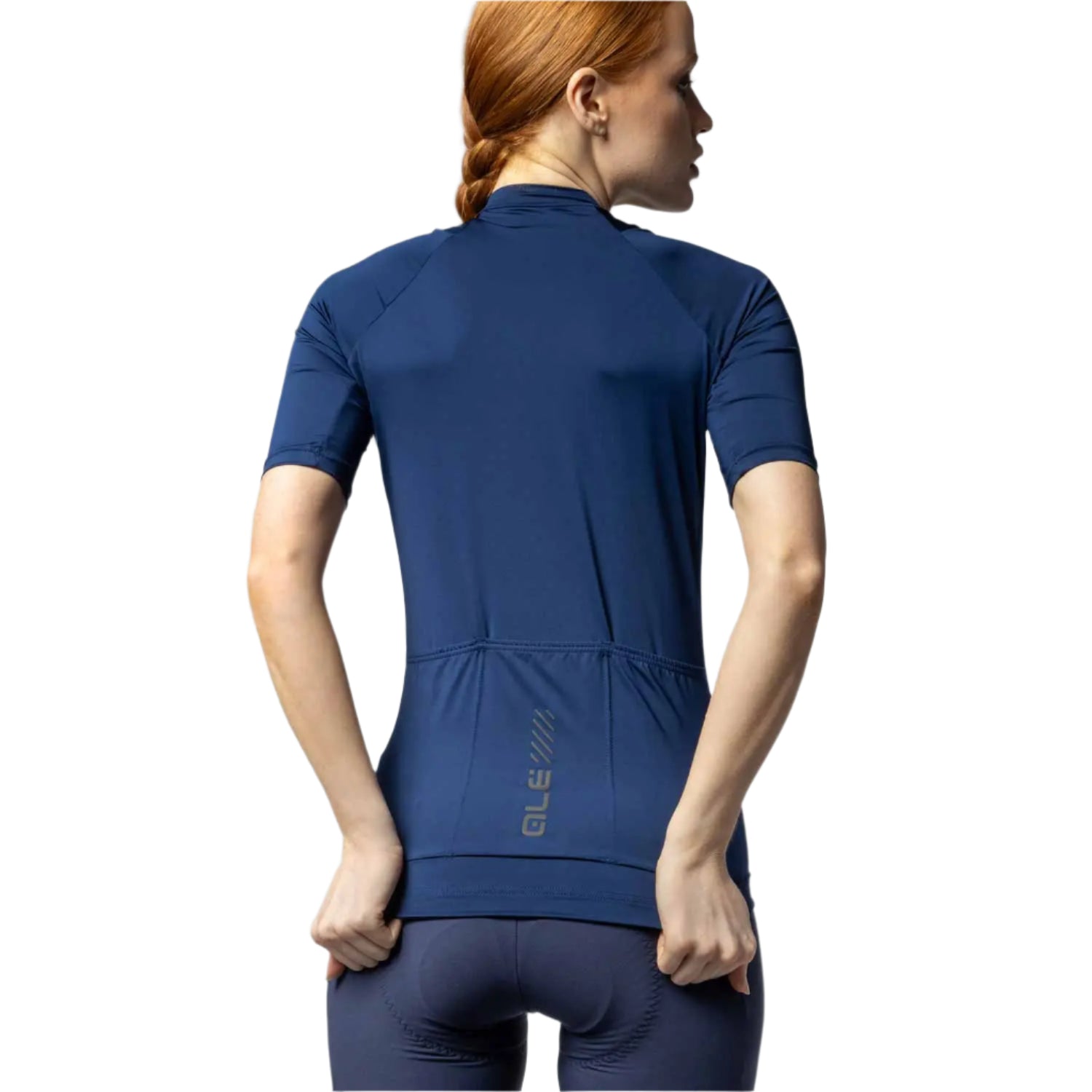 Ale Clothing Colour Block 2.0 Pragma Ladies Short Sleeves Jersey Navy - FREE UK Shipping, FREE 365 Day Returns | Moto Central