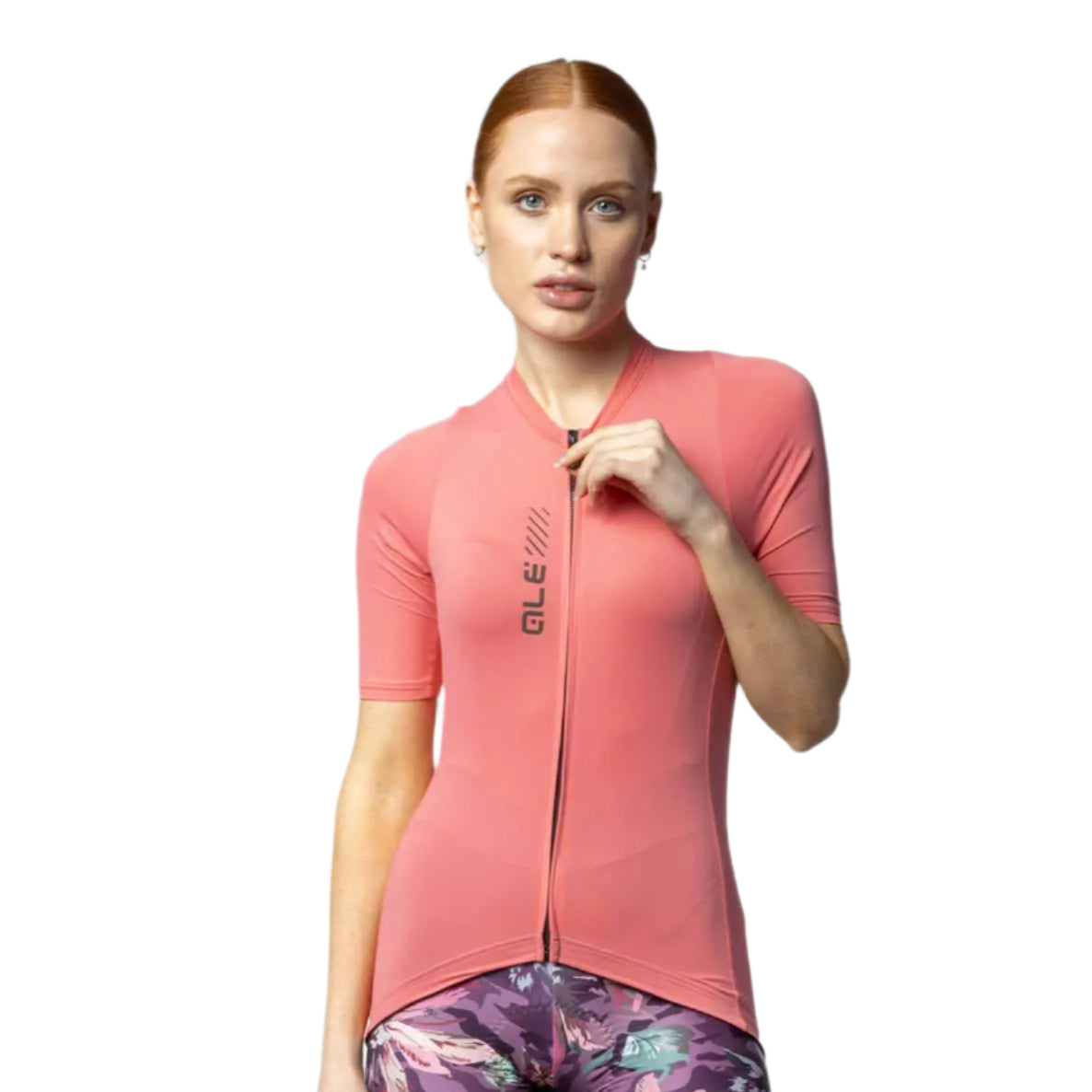 Ale Clothing Colour Block 2.0 Pragma Ladies Short Sleeves Jersey Pink - FREE UK Shipping, FREE 365 Day Returns | Moto Central