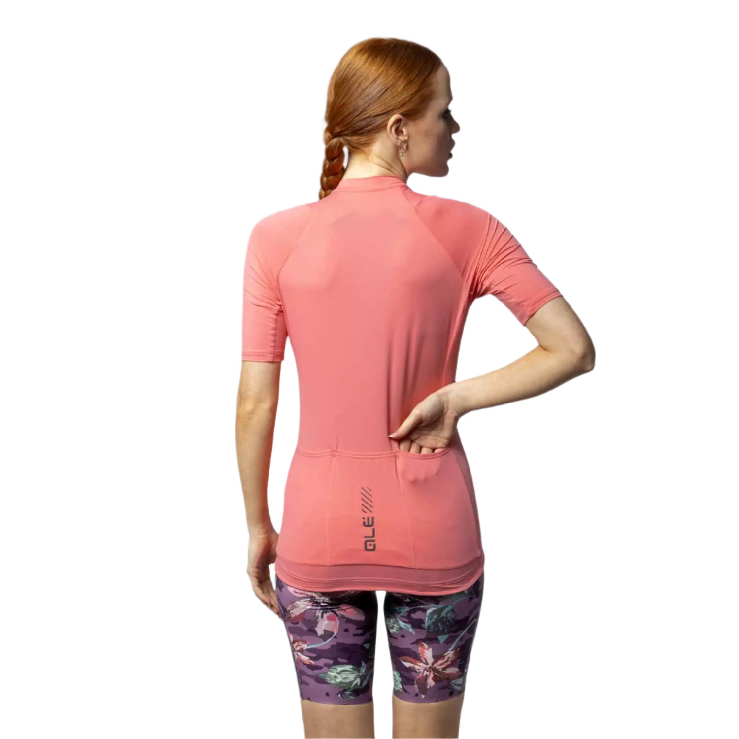 Ale Clothing Colour Block 2.0 Pragma Ladies Short Sleeves Jersey Pink - FREE UK Shipping, FREE 365 Day Returns | Moto Central