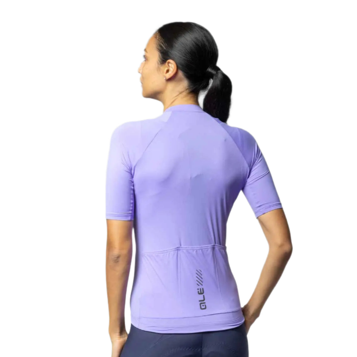 Ale Clothing Colour Block 2.0 Pragma Ladies Short Sleeves Jersey Purple - FREE UK Shipping, FREE 365 Day Returns | Moto Central