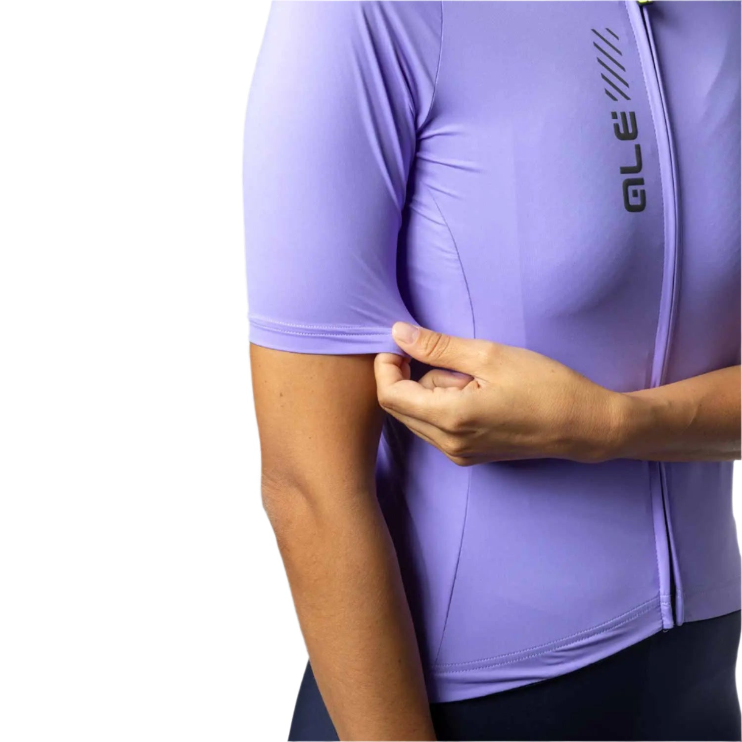 Ale Clothing Colour Block 2.0 Pragma Ladies Short Sleeves Jersey Purple - FREE UK Shipping, FREE 365 Day Returns | Moto Central