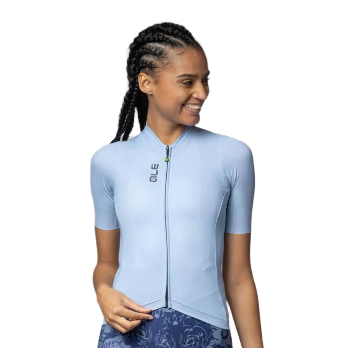 Ale Clothing Colour Block 2.0 Pragma Ladies Short Sleeves Jersey Light / Blue - FREE UK Shipping, FREE 365 Day Returns | Moto Central